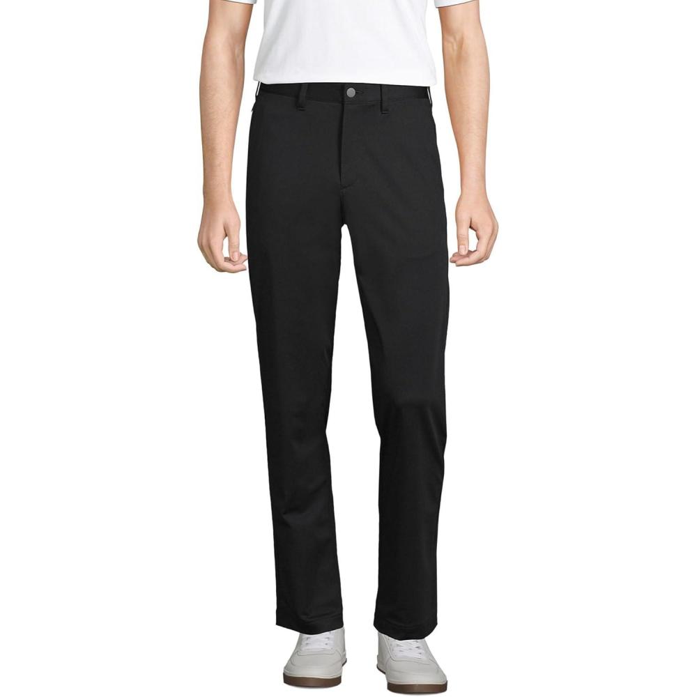 imageLands End Mens Traditional Fit Flex Performance Stretch Golf PantsBlack