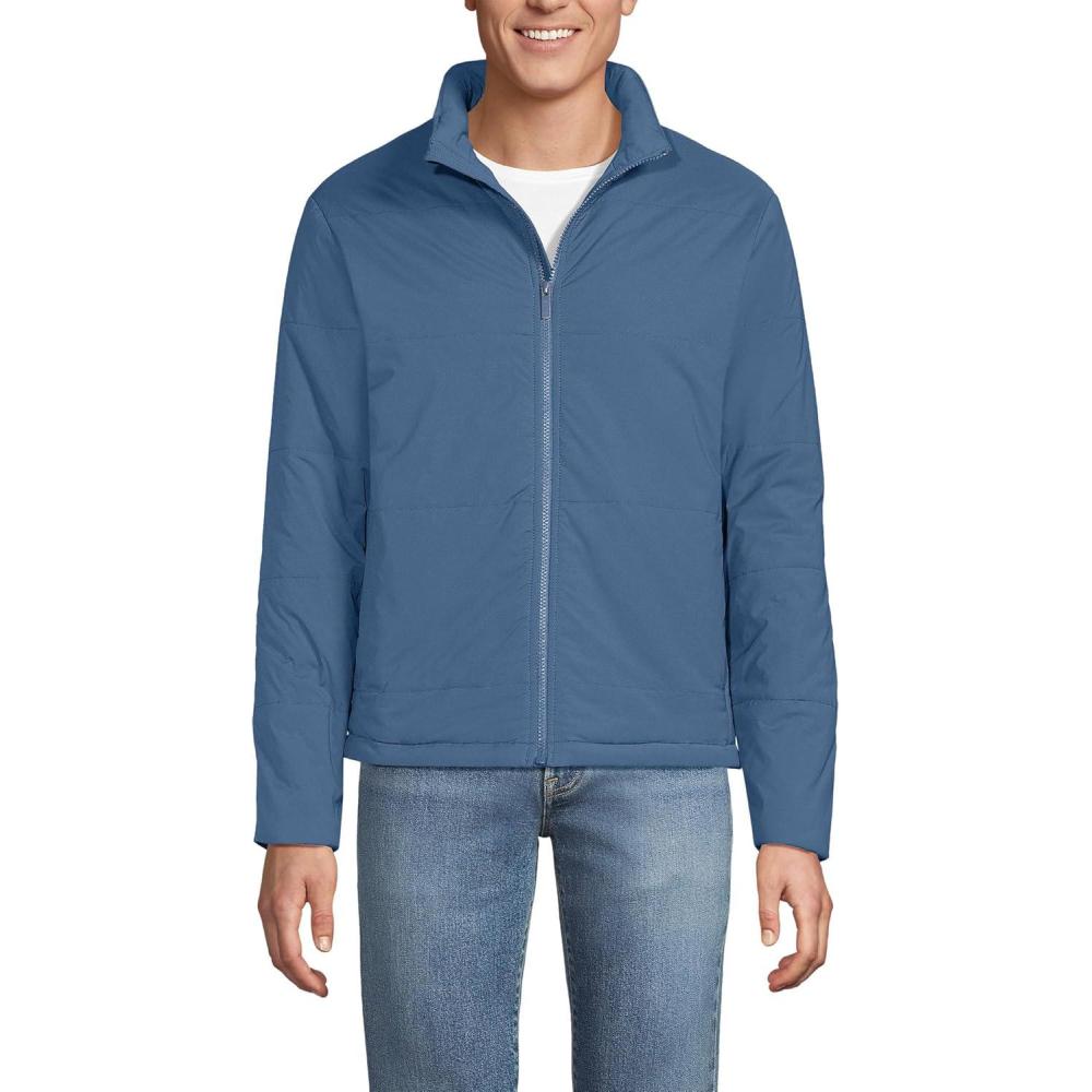 imageLands End Mens WanderFree Insulated JacketLight Indigo Blue