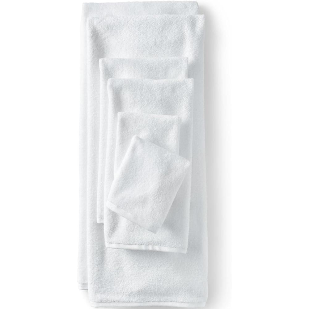 imageLands End Quick Dry Towel White 6 Piece Towel SetWhite
