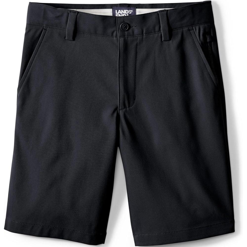 imageLands End School Uniform Boys Active Chino ShortsBlack 4