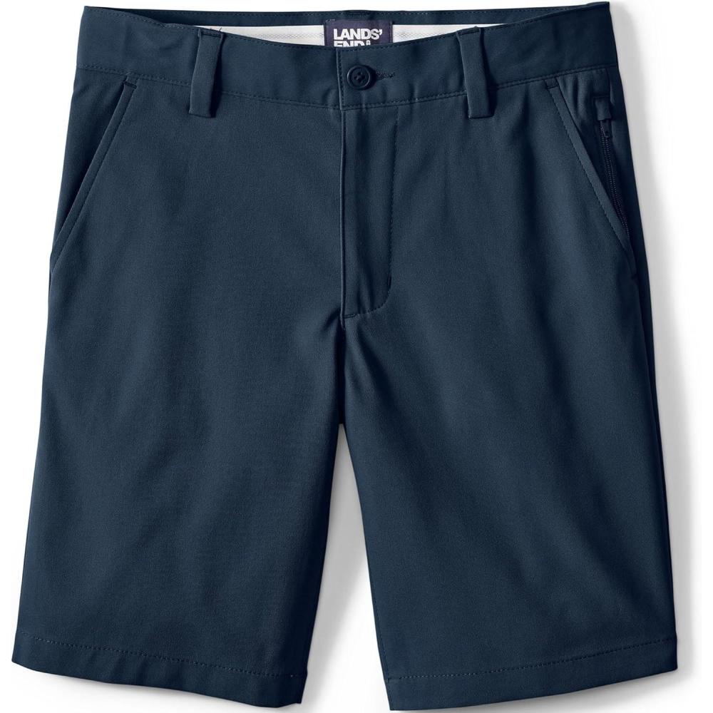 imageLands End School Uniform Boys Active Chino ShortsClassic Navy