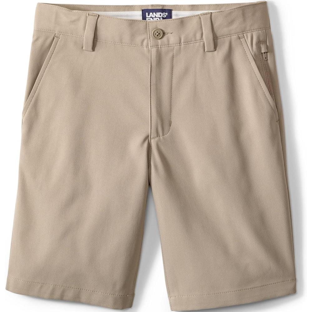 imageLands End School Uniform Boys Active Chino ShortsKhaki 4