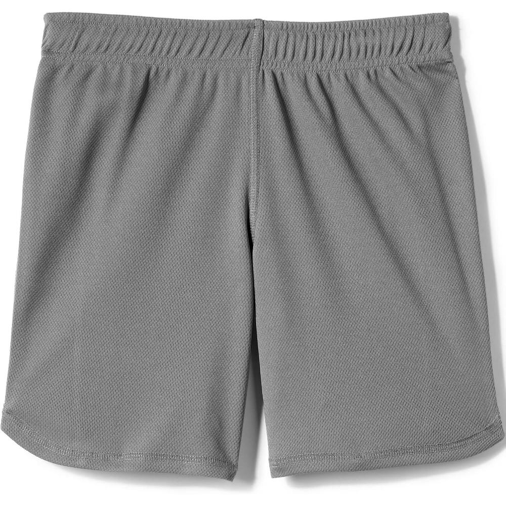 imageLands End School Uniform Girls Mesh Gym ShortsStone Gray