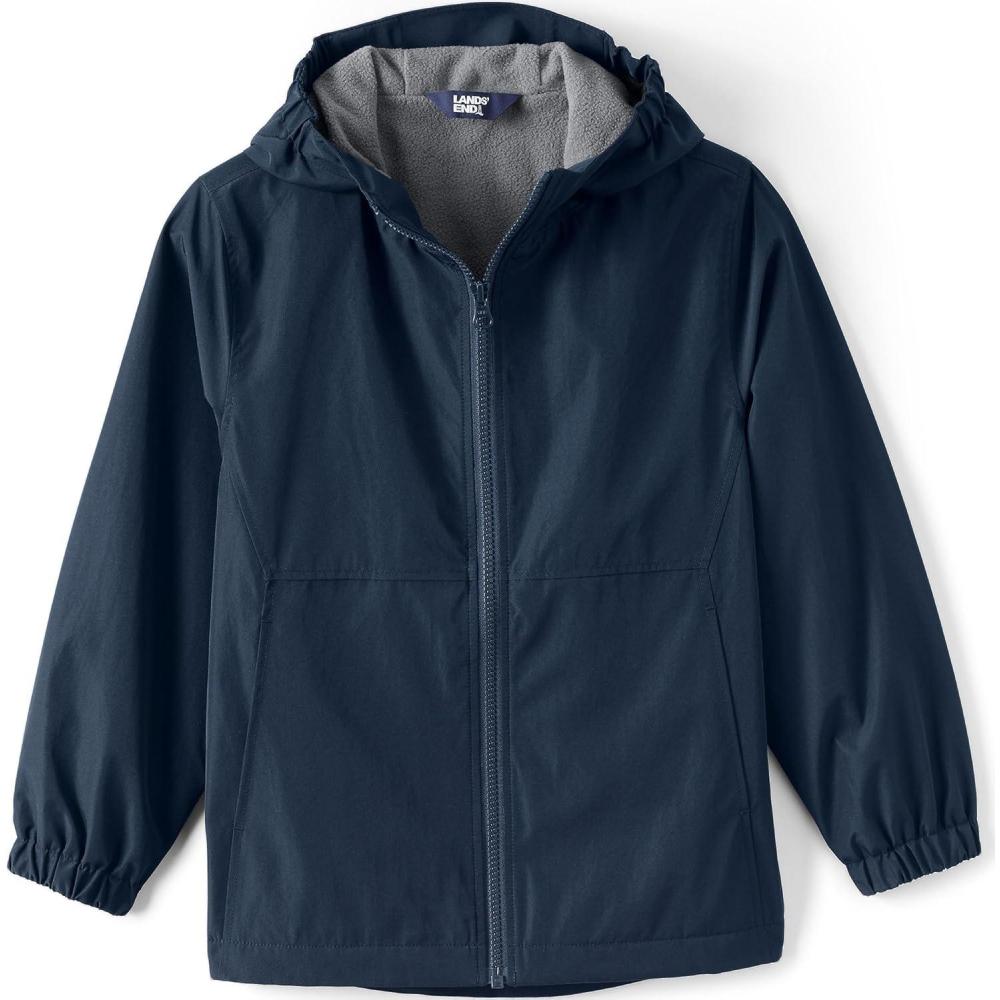 imageLands End School Uniform Kids Rain JacketClassic Navy