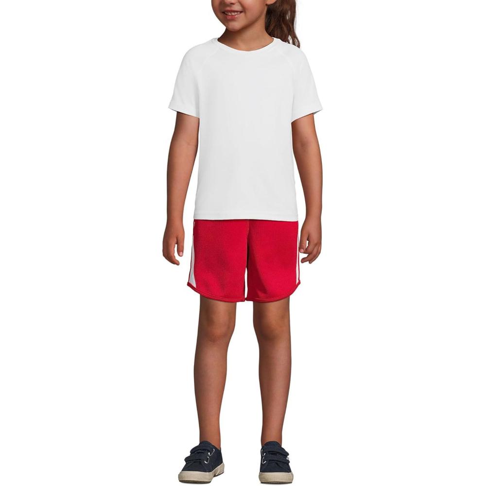 imageLands End School Uniform Kids Short Sleeve Active TeeWhite