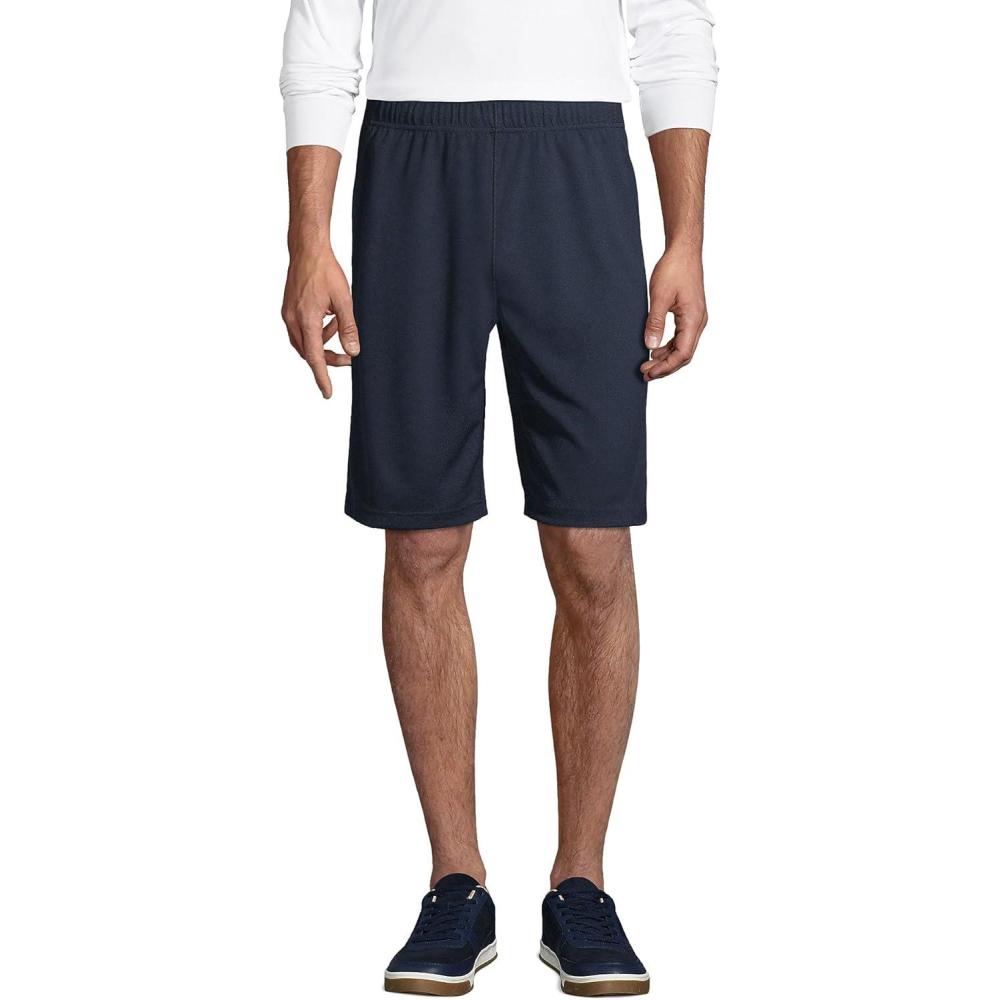 imageLands End School Uniform Mens Mesh Gym ShortsClassic Navy