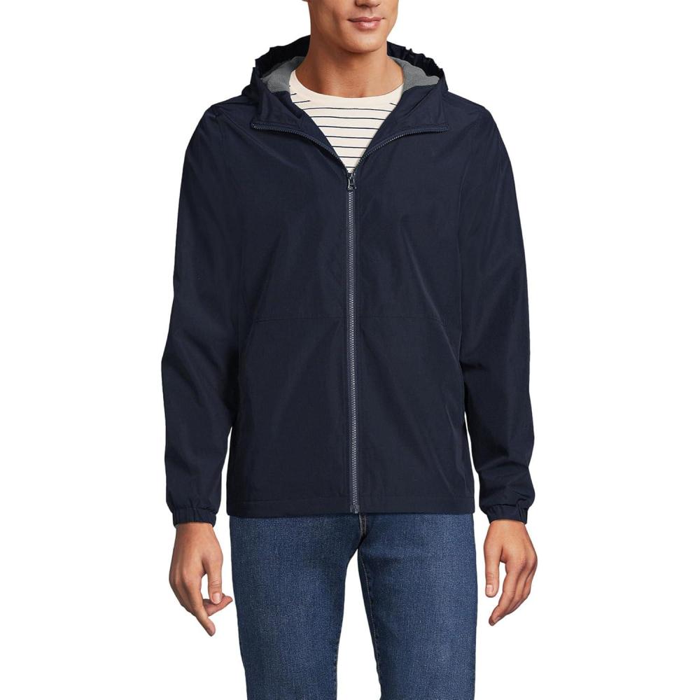 imageLands End School Uniform Mens Rain JacketClassic Navy