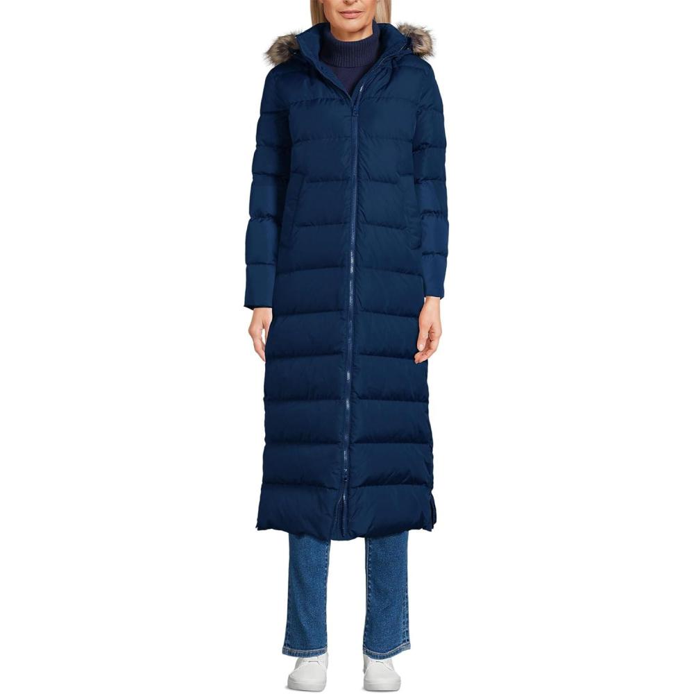 imageLands End Womens Down Maxi Winter CoatDeep Sea Navy