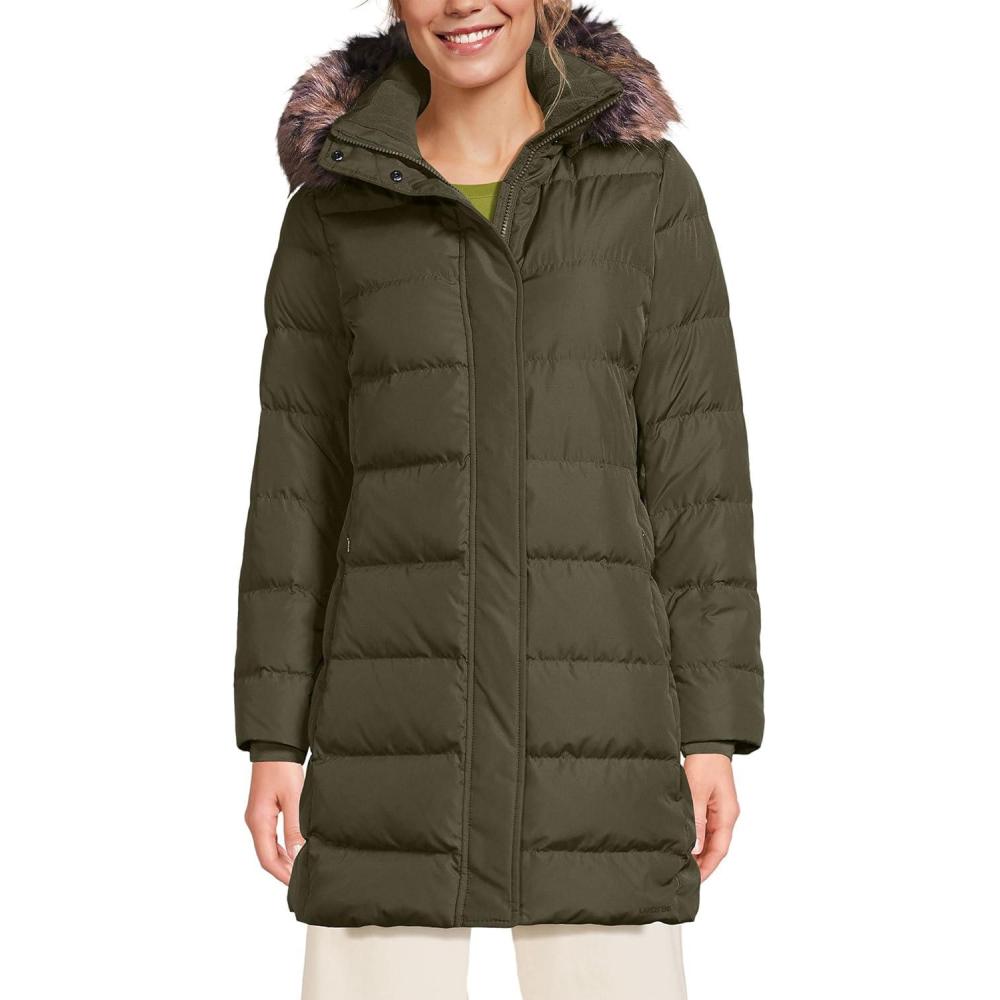 imageLands End Womens Down Winter CoatWoodland Moss