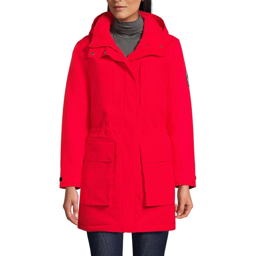 imageLands End Womens Squall Winter ParkaBright Cherry