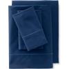 Lands’ End 400 NI Pillowcase Set Dusty Blue Standard(Deep Sea Navy)