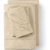 Lands’ End 700 Solid Pillowcases Pale Flax King(Pale Flax)
