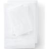 Lands’ End 700 Solid Pillowcases Pale Flax King(White)