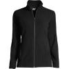 Lands’ End Anyweather Fleece Full Zip Jacket(Black)