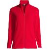 Lands’ End Anyweather Fleece Full Zip Jacket(Rich Red)