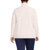 Lands’ End Anyweather Fleece Quarter Zip Pullover(Ivory Latte)