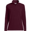 Lands’ End Anyweather Fleece Quarter Zip Pullover(Lush Burgundy)