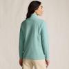 Lands’ End Anyweather Fleece Quarter Zip Pullover(Mint Sky)