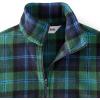 Lands’ End Anyweather Fleece Quarter Zip Pullover(Navy/Green Blackwatch)