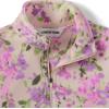 Lands’ End Anyweather Fleece Quarter Zip Pullover(Soft Mineral Blush Floral)