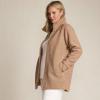 Lands’ End Boucle Fleece Coat(Honey Beige)