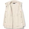Lands’ End Boucle Fleece Coat(Ivory Latte)