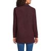 Lands’ End Boucle Fleece Coat(Lush Burgundy)