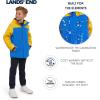 Lands’ End Boys’ Squall Waterproof Fleece Lined Insulated Jacket(Cobalt)