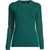 Lands’ End Cashmere Sweater(Bright Evergreen Donegal)