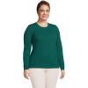 Lands’ End Cashmere Sweater(Bright Evergreen Donegal)