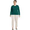 Lands’ End Cashmere Sweater(Bright Evergreen Donegal)