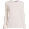 Lands’ End Cashmere Sweater(Ivory Rainbow Donegal)