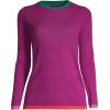 Lands’ End Cashmere Sweater(Plum fuchsia)