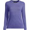 Lands’ End Cashmere Sweater(Rich Periwinkle Heather)