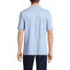 Lands’ End Essentials Men’s Long Sleeve All Day Comfort Polo Shirt – 100% Cotton Won’t Shrink Pill Fade(Blue)