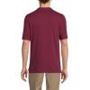 Lands’ End Essentials Men’s Long Sleeve All Day Comfort Polo Shirt – 100% Cotton Won’t Shrink Pill Fade(Burgundy)