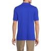 Lands’ End Essentials Men’s Long Sleeve All Day Comfort Polo Shirt – 100% Cotton Won’t Shrink Pill Fade(Cobalt)