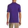 Lands’ End Essentials Men’s Long Sleeve All Day Comfort Polo Shirt – 100% Cotton Won’t Shrink Pill Fade(Deep Purple)