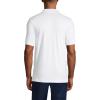 Lands’ End Essentials Men’s Long Sleeve All Day Comfort Polo Shirt – 100% Cotton Won’t Shrink Pill Fade(White)