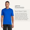 Lands’ End Essentials Men’s Short-Sleeve Soft Cotton T-Shirt – Relaxed Easy Fit(Cobalt)