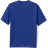 Lands’ End Essentials Men’s Short-Sleeve Soft Cotton T-Shirt – Relaxed Easy Fit(Cobalt)