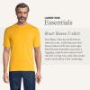 Lands’ End Essentials Men’s Short-Sleeve Soft Cotton T-Shirt – Relaxed Easy Fit(Racing Yellow)