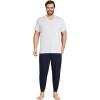 Lands’ End Essentials Men’s V-Neck T-Shirt 3 Pack – Premium Cotton Tee, Casual Regular Fit(White)