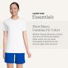 Lands’ End Essentials Women’s Short-Sleeve Soft Cotton T-Shirt – Tailored Feminine Fit(White)