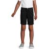 Lands’ End Girls Plain Front Blend Chino Shorts(Black)