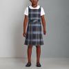 Lands’ End Girls Uniform Plaid Jumper(Classic Navy Plaid)
