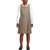 Lands’ End Girls Uniform Plaid Jumper(Khaki)