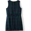 Lands’ End Girls Uniform Plaid Jumper(Plaid Classic Navy/Evergreen)