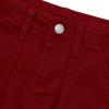 Lands’ End Girls Woven Pull On Utility Cargo Pants(Biking Red)