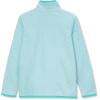 Lands’ End Kids Fleece Quarter Zip(Aqua Ice Snowflakes)